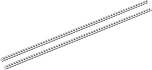 uxcell 2Pcs 304 Stainless Steel Rods, 12mm x 356mm Metal Solid Shaft Round Rod Lathe Bar Stock for Model Plane Cars Ship DIY Craft Metal Working in Saudi Arabia