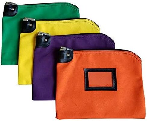 Locking Bank Bag Canvas Keyed Security (Navy Blue) in Saudi Arabia