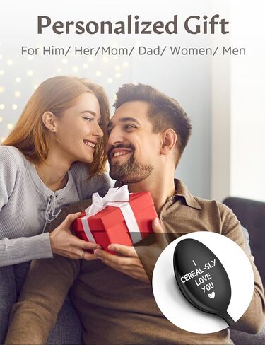 بمحبة لك أنا أحبك ملعقة لصديقه. زوج هدايا عيد ميلاد عيد ميلاد يوم عيد ميلاد صديقها للعائلة زوجتها in Kuwait