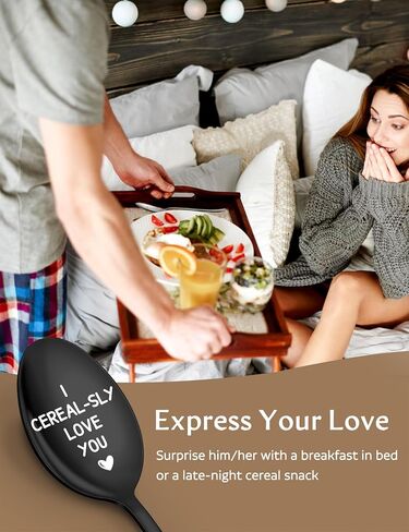 بمحبة لك أنا أحبك ملعقة لصديقه. زوج هدايا عيد ميلاد عيد ميلاد يوم عيد ميلاد صديقها للعائلة زوجتها in Kuwait