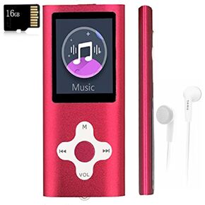 Mp3 Player,Music Player with a 16 GB Memory Card Portable Digital Music Player/Video/Voice Record/FM Radio/E-Book Reader/Photo Viewer/1.8 LCD