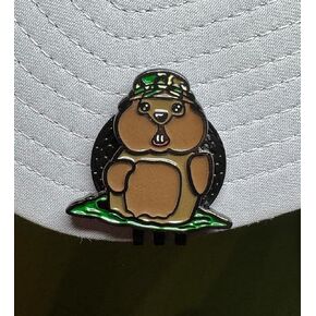 Tiger Head Golf Ball Marker with Hat Clip - Animal Golf Ball Marker - Permium Quality - Golf Accessories - Golf Gift - Magnatic Golf Ball Marker - Fun Design