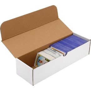 4-Pack • 3200-count Trading/Gaming Card Storage Box/Trading Card Storage Box/Card Storage Box Cardboard For Toploader Standard Card/Sports Game Card Collector Boxes