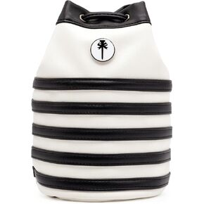 Women Funny Golf Ball Sack - Faux Leather Stripes Durable Golf Accessories Valuables Storage Pouch Bag with Drawstring Closure