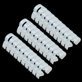 12 Pcs Double Snap Grip Plastic Hose Clamps, 37.5-39.5mm (1-1/2inch) Heavy Duty Gripping Nylon Hose Clamps