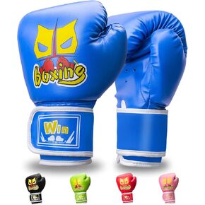 Kids Boxing Gloves, Boxing Gloves for Kids 5-13 Years Boys Girls Boxing Training Gloves for Punching Bag Kickboxing Muay Thai 4oz 6oz