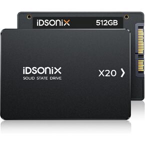 iDsonix 1TB 2.5'' SATA Internal SSD, SATA III 6GB/s Solid State Drive Up to 560MB/s, with 3D NAND Flash & Power Management, for Laptop and PC Desktop Increase Performance, X20