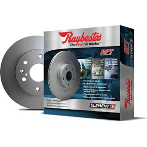 Raybestos Element3 Replacement Front Disc Brake Rotor - Rust Prevention Technology Coating Stands Up to Rain, Salt and Snow - For Select Year Lexus, Pontiac, Scion and Toyota Models (980470FZN)