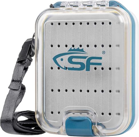 SF Small Waterproof Fly Box Double Sided Floating Fly Fishing Case Storage For Nymph Wet Dry Fly Flies Easy Grip Foam in Saudi Arabia