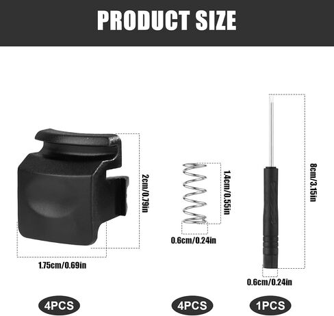 زر استبدال 4pcs متوافق مع Owala freesip 24oz 32oz ، زجاجة ماء خالية من BPA مفتاح زجاجة مفتاح Lid Push Present in Saudi Arabia