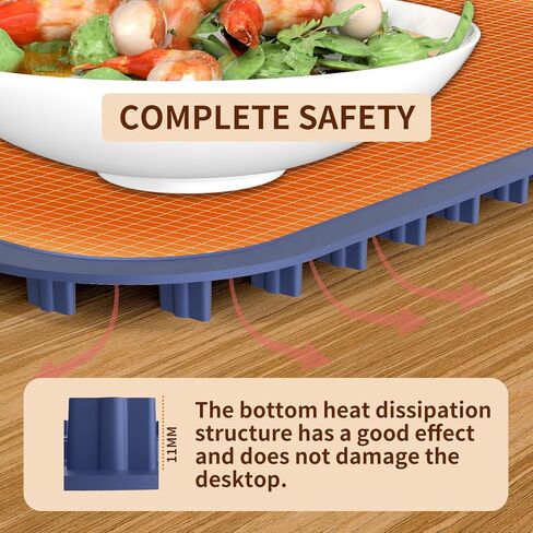 Food Warming Mats for Countertop,Warming Mat for Food Extra Large,Food Warming Mat,Silicone Electric Warming Trays for buffets Party 9 Temperature Levels,Food Warmer mat,Auto Shut-Off Easy Clean in Saudi Arabia