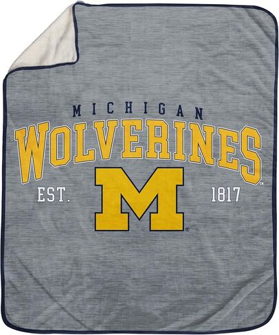 Pegasus Sports Officially Licensed NCAA Vintage Arch Sweatshirt Blanket in Kuwait