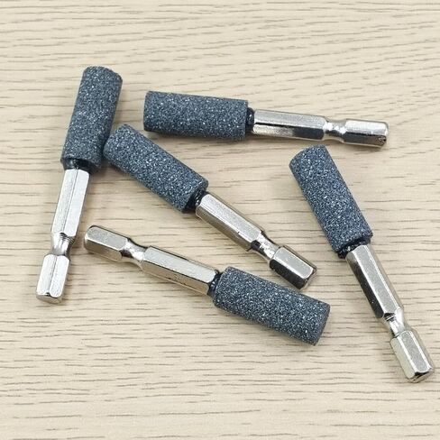 𝐉𝐔𝐍𝐋𝐈𝐗𝐍 10 PCS 16 مم شكل طحن دوار أسطواني مع 1/4 "سداسي سداسي سداسي شانك مركب نقطة الطحن مثبتة على الحفر in Kuwait