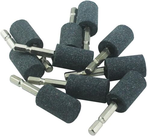 𝐉𝐔𝐍𝐋𝐈𝐗𝐍 10 PCS 16 مم شكل طحن دوار أسطواني مع 1/4 "سداسي سداسي سداسي شانك مركب نقطة الطحن مثبتة على الحفر in Kuwait