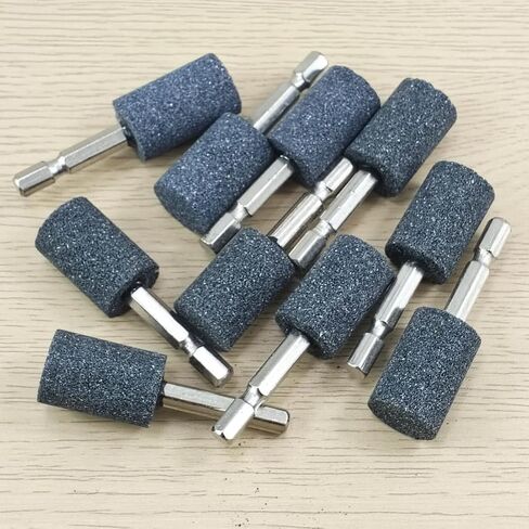 𝐉𝐔𝐍𝐋𝐈𝐗𝐍 10 PCS 16 مم شكل طحن دوار أسطواني مع 1/4 "سداسي سداسي سداسي شانك مركب نقطة الطحن مثبتة على الحفر in Kuwait