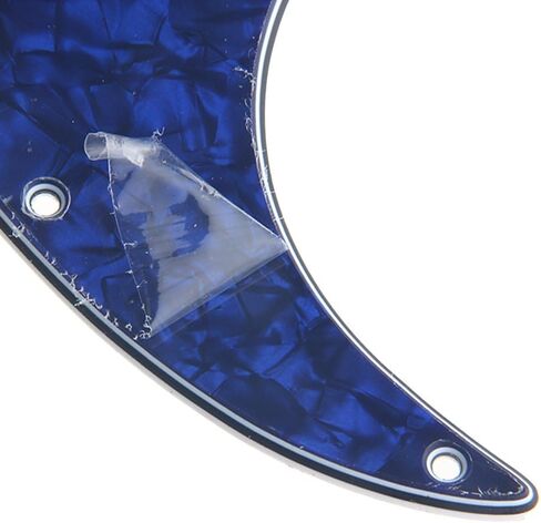 HS(Humbucker-Single) Strat Pickguard 11 Hole ST/Strat Style Pickguard for USA/Mexico Stratocaster/Strat Vintage Style Guitar Parts, 3 Ply with Screws (Black Pearl) in Saudi Arabia