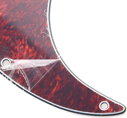 HS(Humbucker-Single) Strat Pickguard 11 Hole ST/Strat Style Pickguard for USA/Mexico Stratocaster/Strat Vintage Style Guitar Parts, 3 Ply with Screws (Black Pearl) in Saudi Arabia