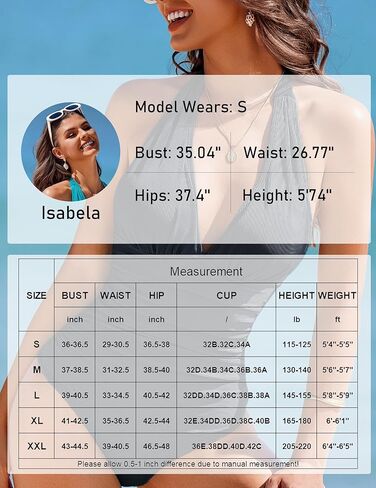 AI'MAGE Bathing Suit for Women Tummy Control Women's Sexy One Piece Swimsuit Adjustable Halter V Neck Swimwear for Women 2025 in Kuwait