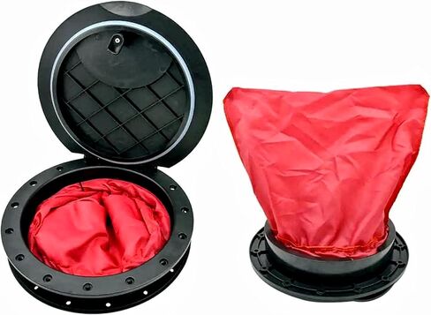 Hatch Cover Deck Plate ABS Easy Install Accessories Hatch Cover with Red Waterproof Bag and Fasteners for Kayak Boat Fishing Rigging in Saudi Arabia