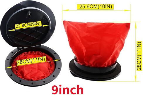 Hatch Cover Deck Plate ABS Easy Install Accessories Hatch Cover with Red Waterproof Bag and Fasteners for Kayak Boat Fishing Rigging in Saudi Arabia
