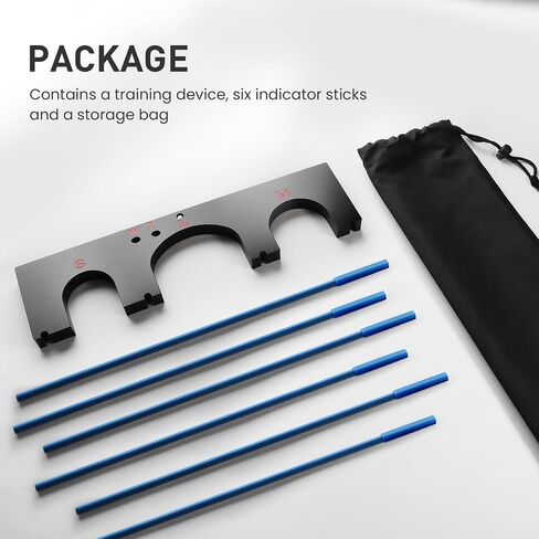 FINGER TEN Golf Training Aid Aim Gate with 6 Alignment Sticks and 5 Different Swing Plane Angles Professional Portable Light Weight for Golf Swing Indoor Outdoor in Saudi Arabia