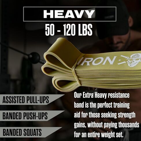 Pull Up Assistance Bands for Working Out - Resistance Bands Set for Men, Exercise, Workout, Fitness, Strength, Weightlifting, Training, Powerlifting, Stretch, Crossfit WOD in Saudi Arabia