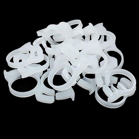 12 PCS مزدوجة قبضة خرطوم البلاستيك المشابك ، 37.5-39.5 ملم (1-1/2INCH) مشابك خرطوم النايلون الشقوق in Saudi Arabia