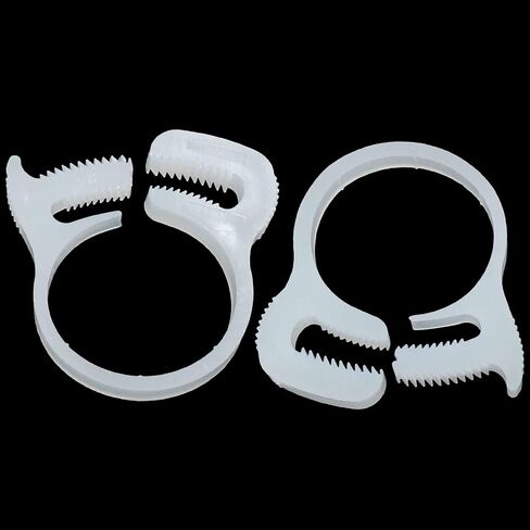 12 PCS مزدوجة قبضة خرطوم البلاستيك المشابك ، 37.5-39.5 ملم (1-1/2INCH) مشابك خرطوم النايلون الشقوق in Saudi Arabia
