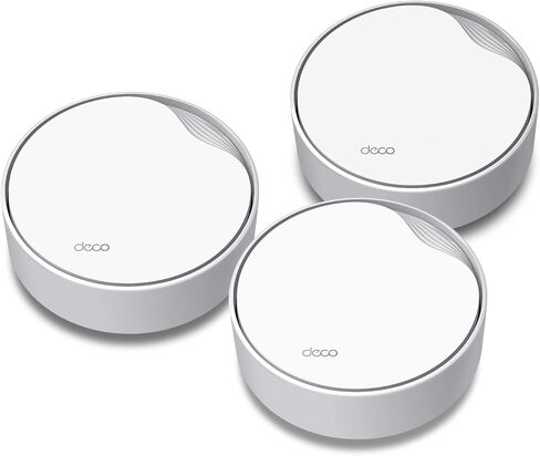 TP-Link Deco AX3000 Poe Mesh WiFi (DECO X50-POE) ، شبكة WIFI 6 سقف/جدار ، لاستبدال جهاز توجيه WiFi ، نقطة الوصول ومدى الموسع ، منافذ POE ، 2 منافذ POE (1 × 2.5G ، 1 X Gigabit ) ، 1 حزمة in Kuwait