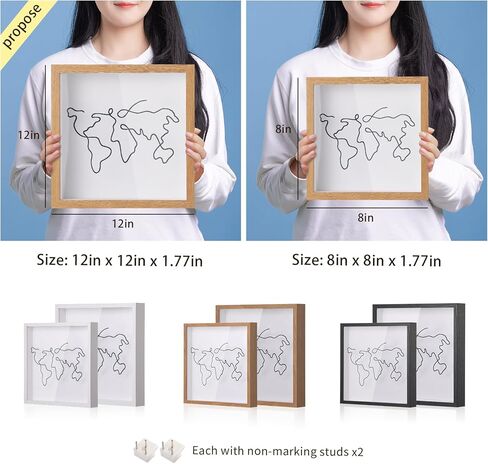 Travel Shadow Photo Keepsake Memory Box Ticket Keepsake Honeymoon Fund Box with Slot Frame Adventure Best Gift for Keepsake International Traveler Women Men People Who Travel Hiker Unique in Kuwait