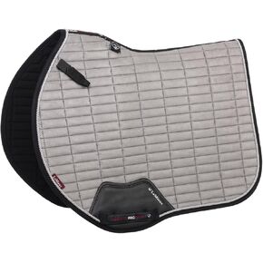 LeMieux White Show Jumping Sensitive EuroJump Square Saddle Pad - English Saddle Pads for Horses - Equestrian Riding Equipment and Accessories