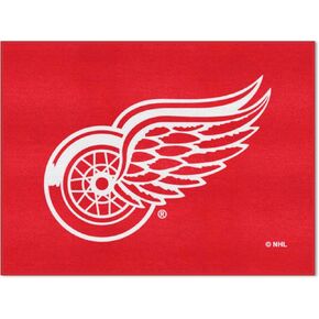 FANMATS - 10377 NHL Detroit Red Wings Nylon Face All-Star Rug 34"x45"