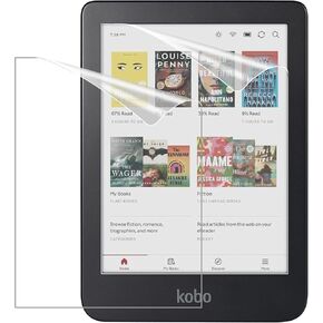 MoKo 2-Pack Screen Protector for Kobo Clara 2E 6" 2022, Anti-Glare Premium PET Protective Film Full-Coverage Matte Screen Protector