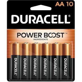 Duracell Coppertop AA Batteries with Power Boost Ingredients, 16 Count (Pack of 1), Double A Battery with Long-lasting Power, Alkaline AA Battery for Household and Office Devices