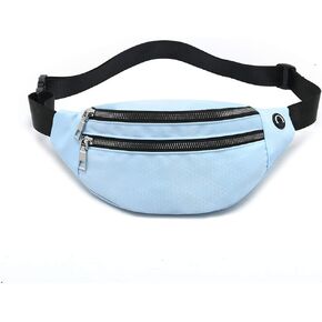 حقيبة خصر من MOCE للرجال والنساء، حقيبة أنيقة مقاومة للماء مع حزام قابل للتعديل للسفر والمشي لمسافات طويلة والجري والرياضات الخارجية. (Pink02) in Kuwait