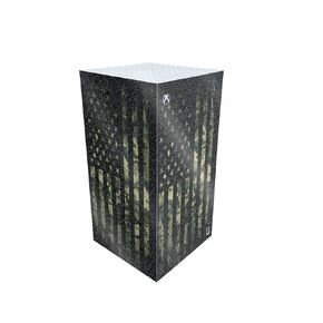 Carbon Fiber Gaming Skin Compatible with Microsoft Xbox Series X Digital Edition Bundle - American Camo - Premium 3M Vinyl Protective Wrap Decal Cover | Crafted in The USA by MightySkins