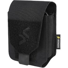 Duty Handcuff Pouch – MOLLE Holster for Duty Belt or Vest, Fits ASP, Hinged, Chain & Rigid Handcuffs, Tactical Gear Cuff Holder for Law Enforcement, Military, Compatible with 2" Belts