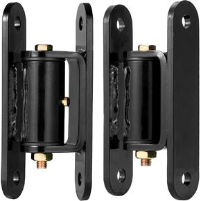 Heavy Duty gate Hinges for Large Wood Gates and Metal Gates,7in Hinges can be Bolted or Welded on Heavy Duty Gates,Maximum Load 1100lbs,Built-in Roller Bearing Shaft Opened 90°Inward or Outward,2pack