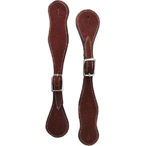 Leather Youth Spur Straps Adjustable Pair Ply Durable and Stylish Men's and Women's Spur