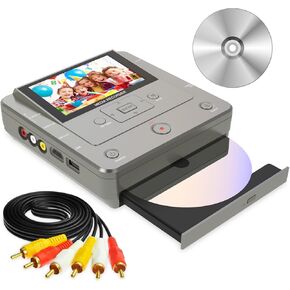 VHS to DVD Recorder, TV to USB Device or SD Card or HDD Recorder, Smart Phone WiFi to DVD/USB/SD/HDD Copy, WiFi APP Media Recorder【Comes with 10 Free DVD-R 】