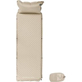 Inflatable Sleeping Pad for Camping Ultralight Sleeping Mat for Backpacking Hiking Compact Camping Air Mattress 2 Person with Pillow Foam Sleeping Mat