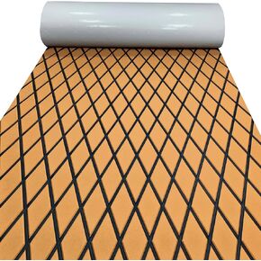 Boat Flooring Eva Foam Decking Marine Non-Slip Self-Adhesive Flooring for Motorboat Fishing Boat RV Yacht Kayak Swimming Pool 110.2''/102.3''/94.5''/86.6''/59''/X37.4''