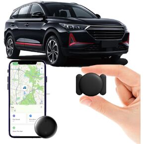 Car GPS Tracker for Vehicles, Worldwide GPS Tracker, GPS Tracker for Vehicles Work with Find My (iOS Only), Car Vehicle Tracking Anti-Lost Locator with App for Cars, Luggage (Black)