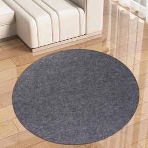 Non-Slip Rug Pads,Round 5 Ft Waterproof Extra Large Area Rugs Non Skid Rug Pad for All Floors and Finishes Durable Hardwood Floor Protective Felt Keeps Rugs in Place, Safe and Secure