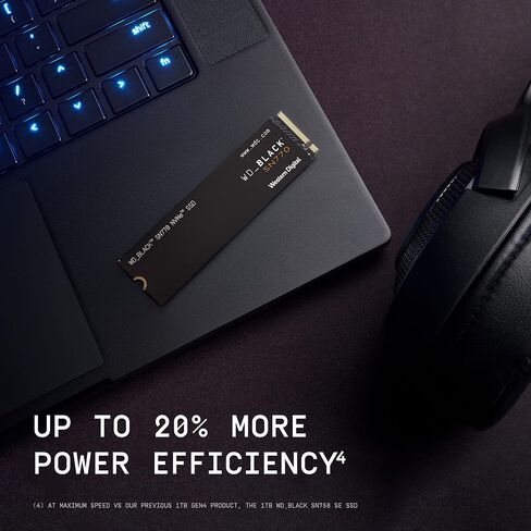WD_BLACK 500GB SN7100 NVMe Internal Gaming SSD Solid State Drive - Gen4 PCIe, M.2 2280, Up to 6,800 MB/s - WDS500G4X0E in Saudi Arabia