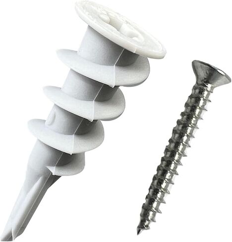 Dicio Wall Anchors for Drywall Heavy Duty and Screws Kit 300 pcs self Drilling sheetrock Anchors for Drywall for TV Wall Mount and Picture Hanging in Saudi Arabia