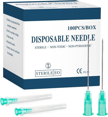 23 Ga 1 1/2 Inch (Individually Wrapped in Box of 100PCS) 16Ga, 18Ga, 21Ga, 22Ga, 25Ga, 27Ga, 30Ga in Saudi Arabia