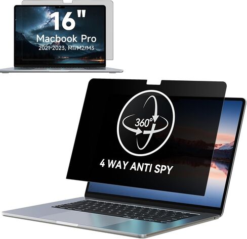 Iprokko 360 ° شاشة MacBook Air 15 بوصة (2023 ، 2024 ، M2 ، M3) ، مصرفة شاشة كمبيوتر محمول مقاومة لخدش مضادة in Kuwait