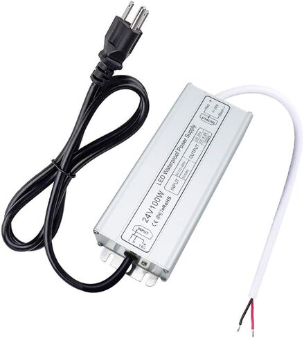 Inshareplus 24V 400W LED Supply ، IP67 DRIVER Outdoor Driver في الهواء الطلق ، AC 90-140V إلى DC 24V محول الجهد المنخفض ، محول محول لضوء LED ، مشروع الكمبيوتر ، الاستخدام في الهواء الطلق in Saudi Arabia