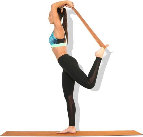 Cork Yoga Mat - Artist Designed, Premium Printed Eco-Friendly Non-Slip mat, Great for Regular & Hot Yoga, Pilates, Workouts 72 inch x 24 inch x 3mm Thick in Saudi Arabia